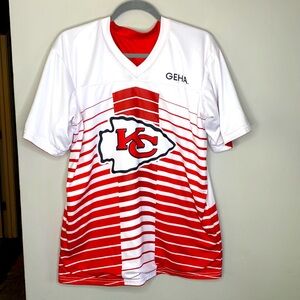 KC Chiefs Reversible Flag Football Adult Sz Small 
Jersey Red/White Kansas City